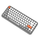 AJAZZ 308I 84 Keys Wireless BT Keyboard Retro Typewriter Round Key For Win/iOS/Android