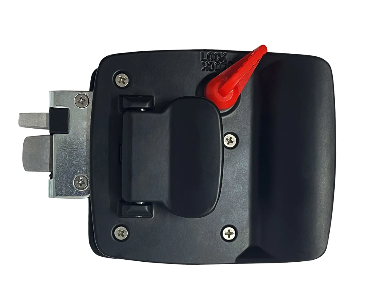 Rv Entry Door Lock Latch Vehicle Travel Trailer Door Latch Security Lock Black manufacture