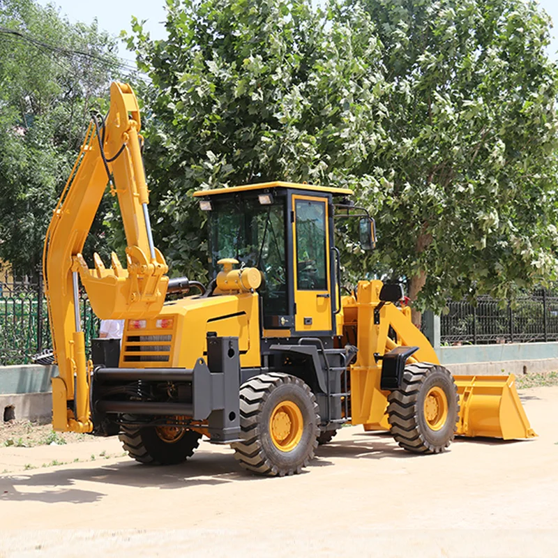 Backhoe Excavator Loader X Compact With Loader And Backhoe Loader