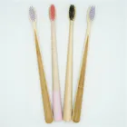 Family 4 4 Pack Bamboo Toothbrush Wannian Tangren Eco-friendly Bamboo Toothbrush Family 4 Pack