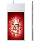 Digital Player 49 55 65 Inch Lcd Display Screen Digital Signage Window Double Sided Screen Hanging With Android Player