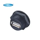 Connector Ip67 Connector IP67 Waterproof USB 2.0 Receptacle Solder Female Panel Mount Connector
