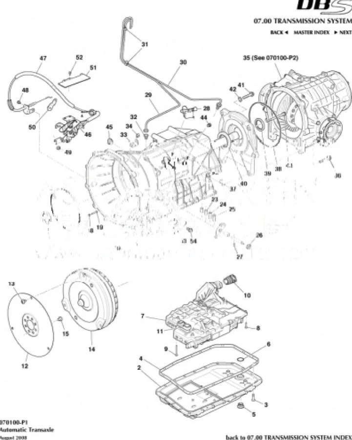 Gearbox Transmission Gearboxes For Aston Martin Rapider DB9 VIRAGE DBS Vanquish 2004 2016 4G434210272 91821 Original Used Parts factory