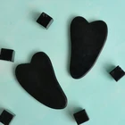 Black Obsidian Obsidianblack Custom Black Gua Sha Tool Guasha Instrument Black Stone Obsidian