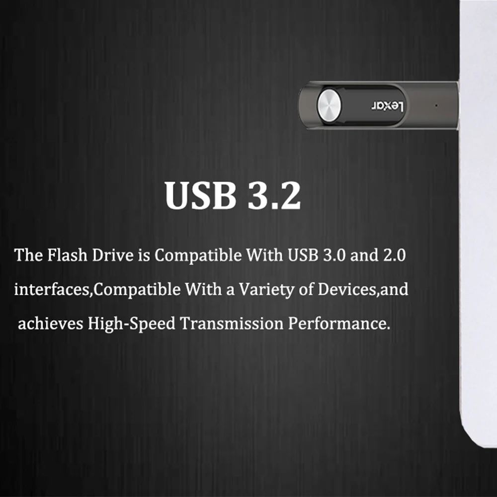 Memoria USB Stick Lexar Original JumpDrive P30 Metal Alta velocidad USB 3.2 Gen 1 Max 450MB/s 128GB 256GB 512GB 1TB 7 Hc61b2f2c4f414e739b528d51619df230o