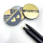 Medium Tip Permanent Mirror Effect Marker Paint Pens For Rock Painting Set