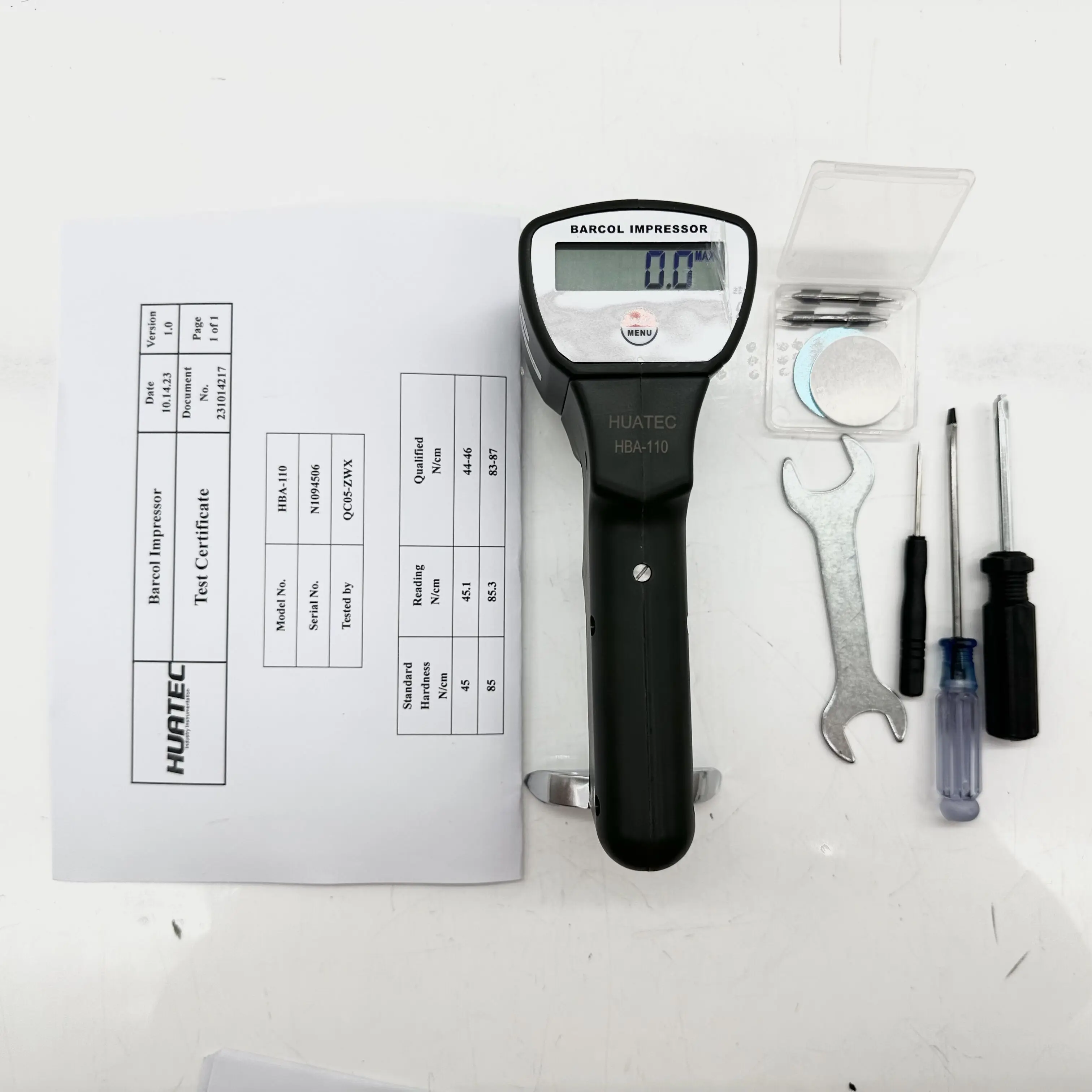 Portable Hardness Tester Barcol Hardness Tester Hba 110 Buy Portable