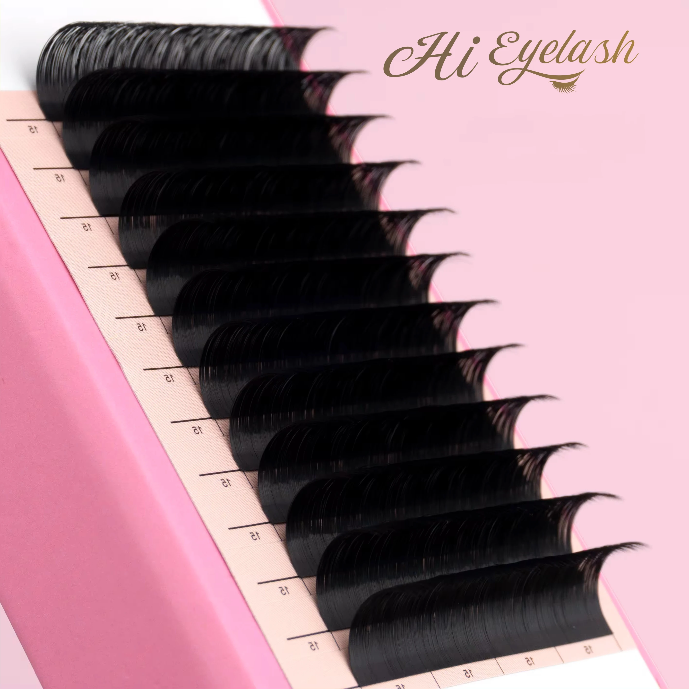 Volume Korean Silk Mink Eyelash Extensions Pbt Wholesale Individual