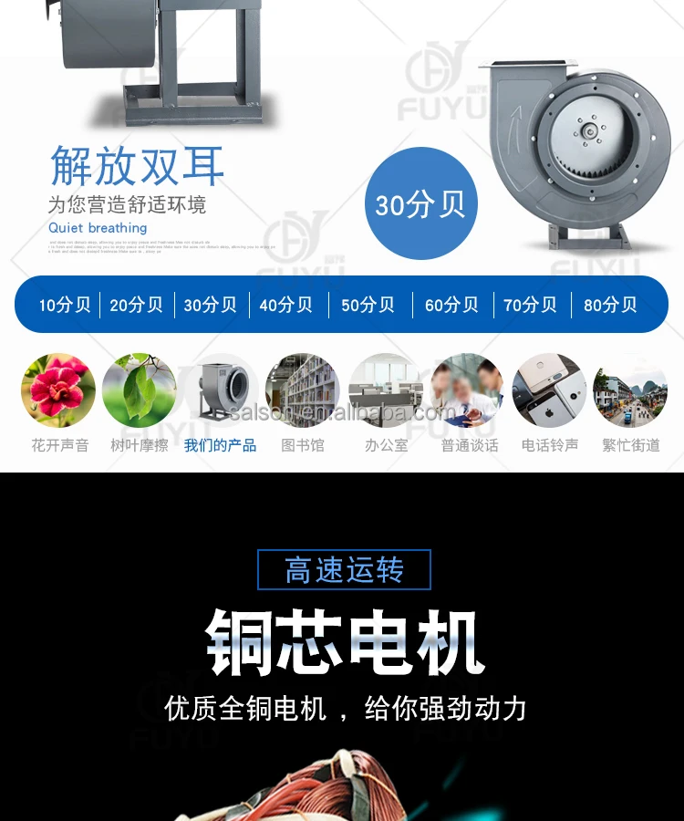 Centrifugal Fan, 110V, Stainless Steel - detail 10