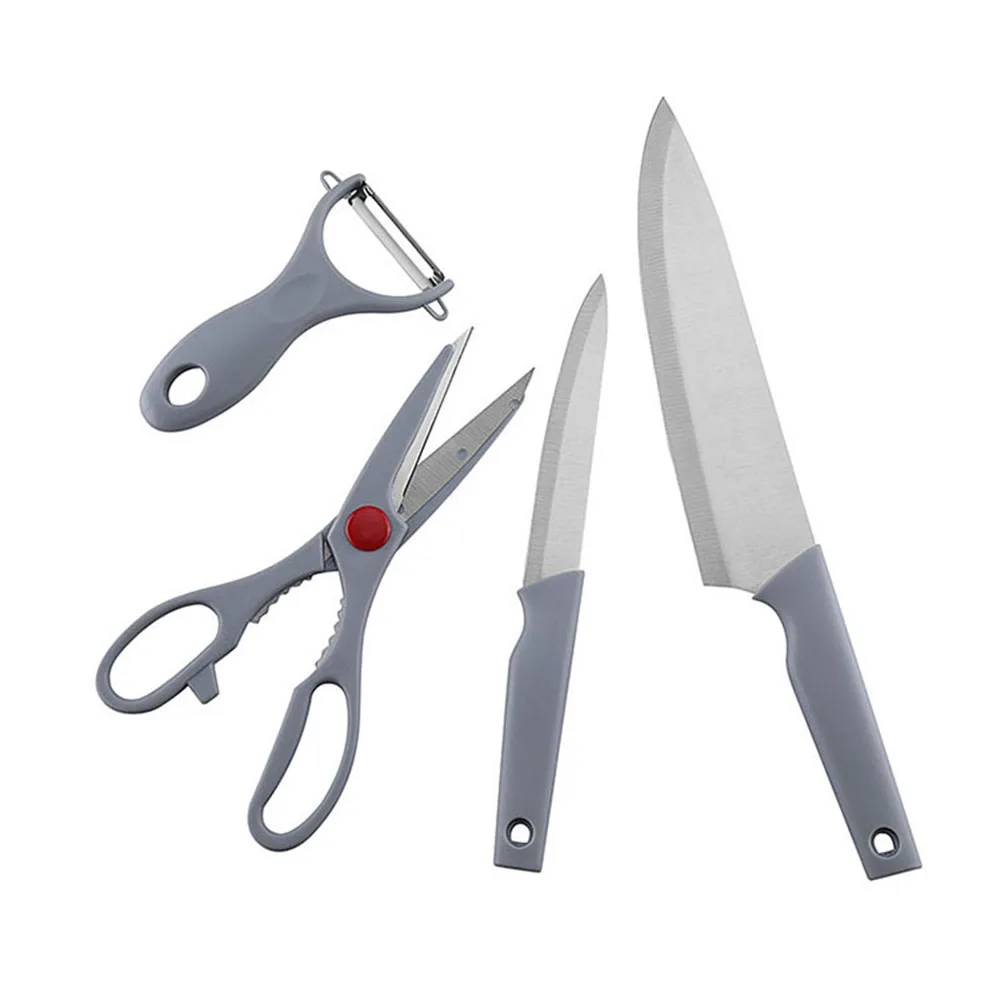 Best Seller Kitchen Home Chef Fruit Melon Grater Shears Four Sets Combination Knives