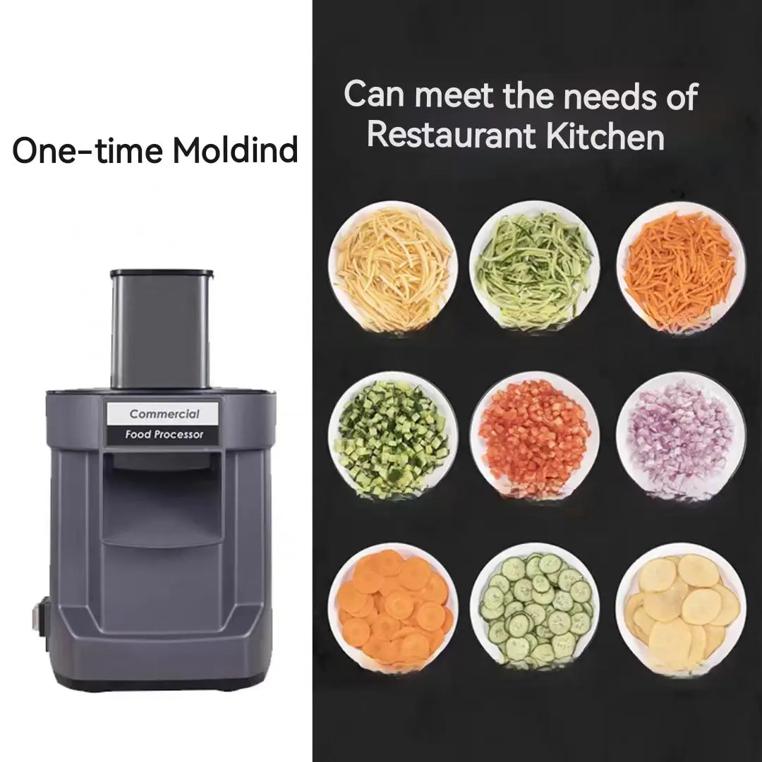 product automatic commercial food processor electric vegetable slicer chopper cutter machine for restaurant catering school kitchen rts-14