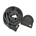 Scarf Winter Scarf For Women Winter Beanie And Scarf Rib Knit 2 Pcs For Men And Women