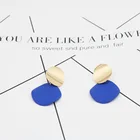 Earrings Girl's Geometric Earrings Women's Round Shape Electroplate Earrings Jewelry Gift Party Trendy Earrings
