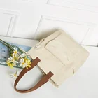Bags Bag With Handle Reusable Custom Tote Shopping Bags Cotton Canvas Bag With Webbing Handle