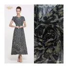 Dress For Factory Direct Sale Silk Garment Fabric Digital Printing Floral Short Sleeve Dress For Women