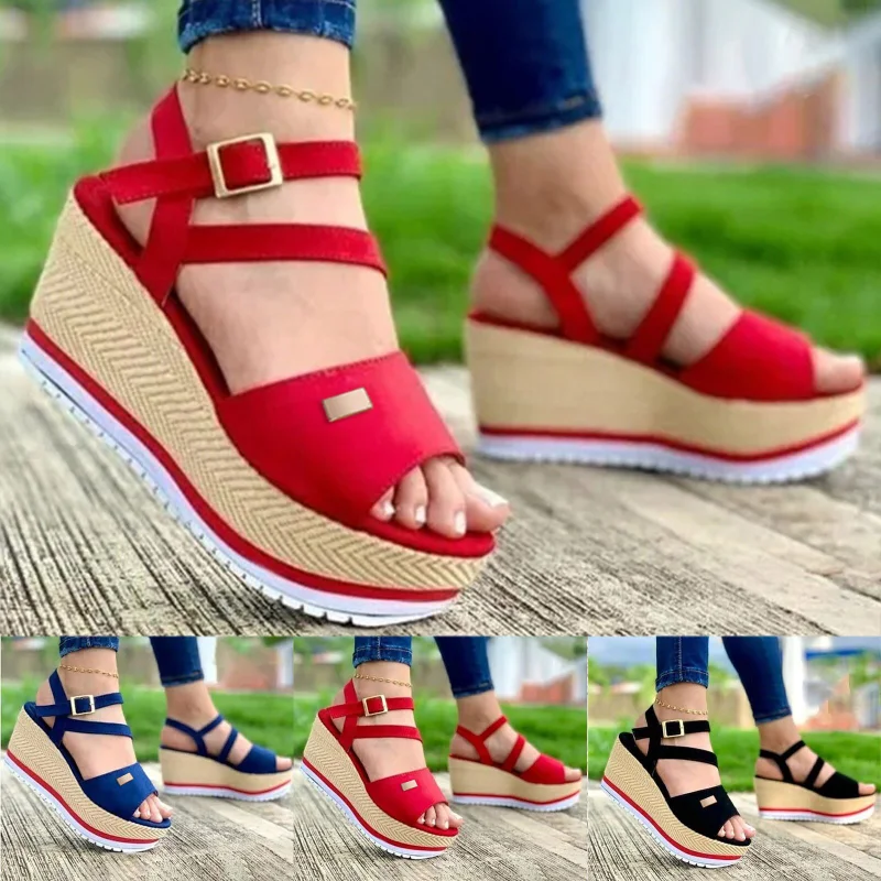 2023 New Shoes Set Summer Designer Sandals For Women Wedge Shoes Buy