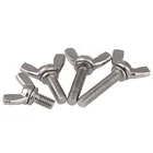 Products Wing Bolt M8 Custom Products ANSI Standard Plain Surface M8 Stainless Steel Wing Head Bolt Screw