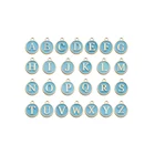 Hole Beads Customized Metal Alloy Word Charms Pendants Bracelet Making Alloy Hole Beads For Diy Jewelry