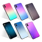 Iphone Online Celebrity Luxury Style Fashion Bright Color Gradient Soft TPU Mobile Back Cover For Iphone 12 For Honor 30