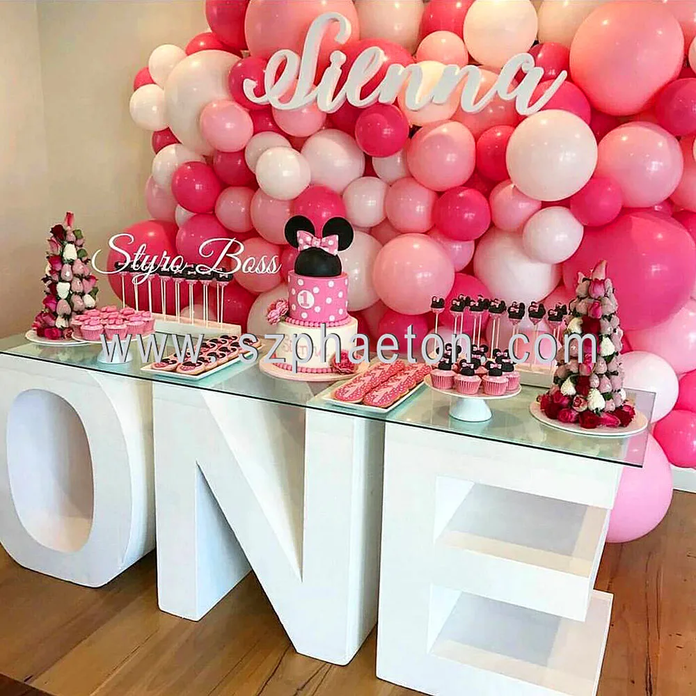 1 Year Old Baby Shower Cake Table Letter And Number Table For Birthday Party Decorations Supplies Buy Letter Table With Glass Top For Wedding Party Event Decorations Supplies 1st Birthday Party Supplies Decorative Outdoor