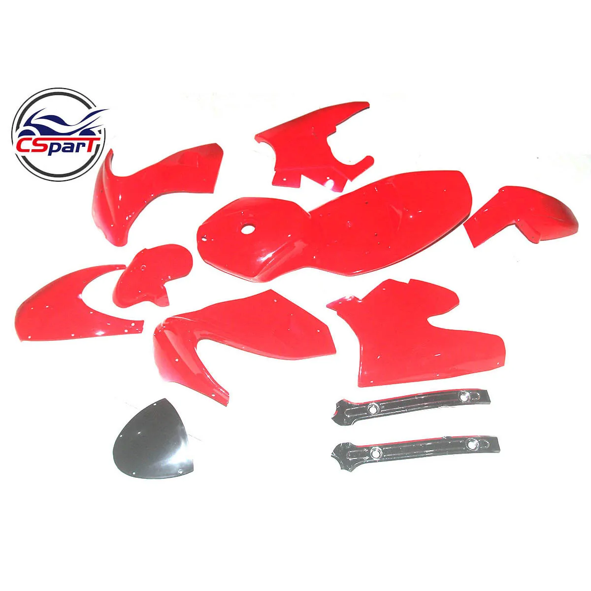 Plastic Fairing Kit Fender Plate Guard Cover For Mini Moto Pocket Bike
