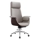 Factory Wholesale Low Price Genuine Leather Swivel Executive Office Chair