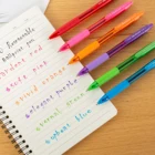 Gift Pens Aihao Logo 24Pcs Pack Medium Point Plastic Stationery Gift Set Ballpoint Pens With Comfort Grip