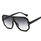 Shield Women 2021 Sunglasses Luxury Brand INS Style Big Frame Shield Glasses