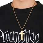 Cross Crosscross Customized Men's Religious Jewelry Stainless Steel Three-color Three-layer Cross Necklace