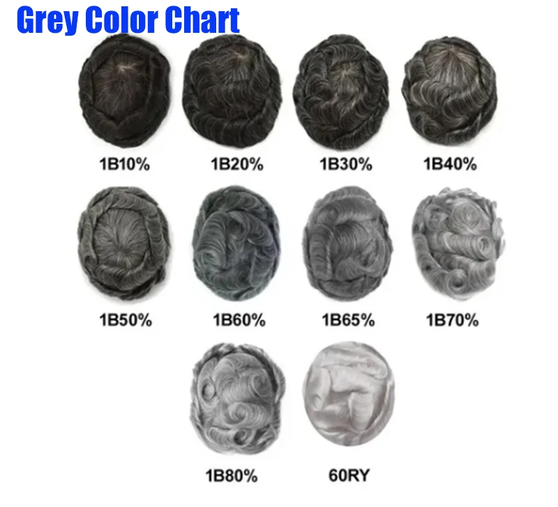 Grey color chart