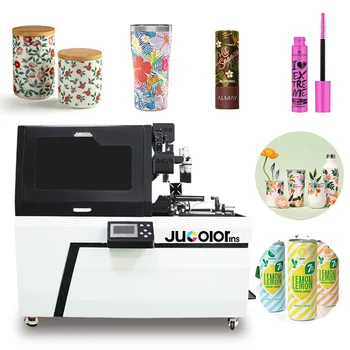 Jucolor water bottles drinking bottles uv 360 rotary printing machine