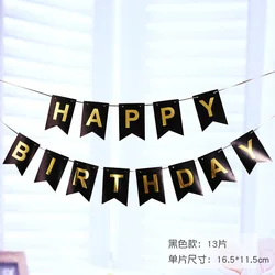 2023 New Party accessories Happy Birthday Banner Party Decorations Happy Birthday Bunting Banner