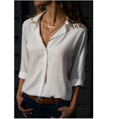 Elegant Long Sleeve Oversized Solid V 