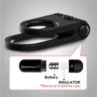 Man Penis Tonglu Hot Selling Mini Silicone Wireless Man Penis Exercise 9 Patterns Cock Ring Vibrator