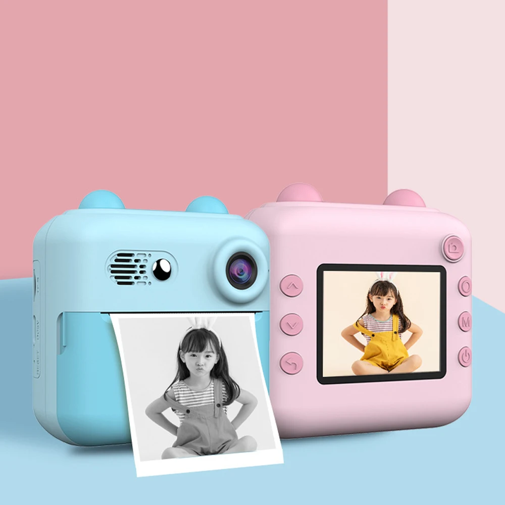 Factory Kids Camera Instant Printer Cameras Christmas BirthdayGifts for Kids Photo Paper Toddler Digital Camera