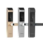 Bluetooth Silver Bluetooth APP Access Code Airbnb Apartment Door Lock Silver Zinc Alloy Material