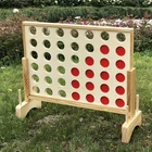 4 Table Top Classic Intelligence Giant Size Wooden Connect 4 Indoor And Outdoor Game 4 In A Row