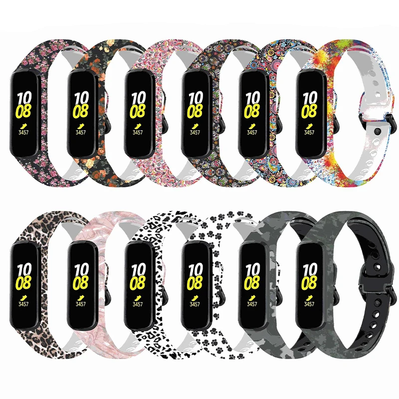 Boorui-correa De Silicona Con Diseño De 2021 Para Galaxy Fit,Correa Con  Patrón Multicolor Para Samsung Galaxy Fit 2,Sm-r220 De Reloj - Buy Para  Galaxy Correas,Para Galaxy Banda Ajuste E Correas Multicolor Patrón