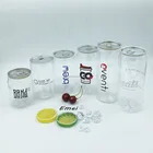 Pet Juice Bottles Petpetpet Plastic Can Drink High Quality Plastic PET Transparent Can Juice Bottles Soft Drink Can
