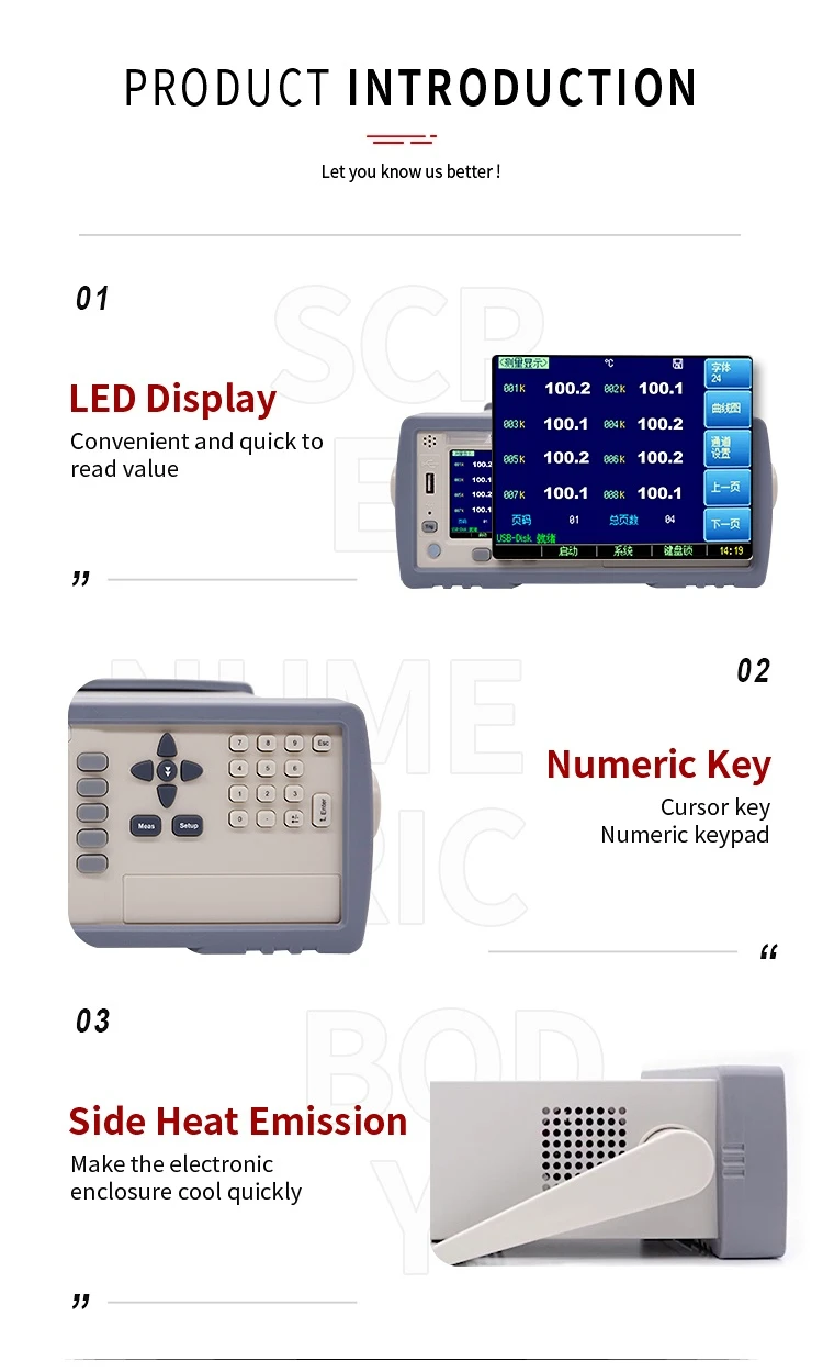 At4516 Multi Channels Industrial Data Logger Digital Thermometer K ...