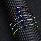 Turkish Bracelet 5 Colors Handmade Braided Rope Multicolor Turkish Lucky Charm Evil Blue Eye Bracelet