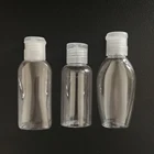 Bottle 50ml Plastic Pet Transparent Clear Empty Bottle With Flip Cap In Different Shapes