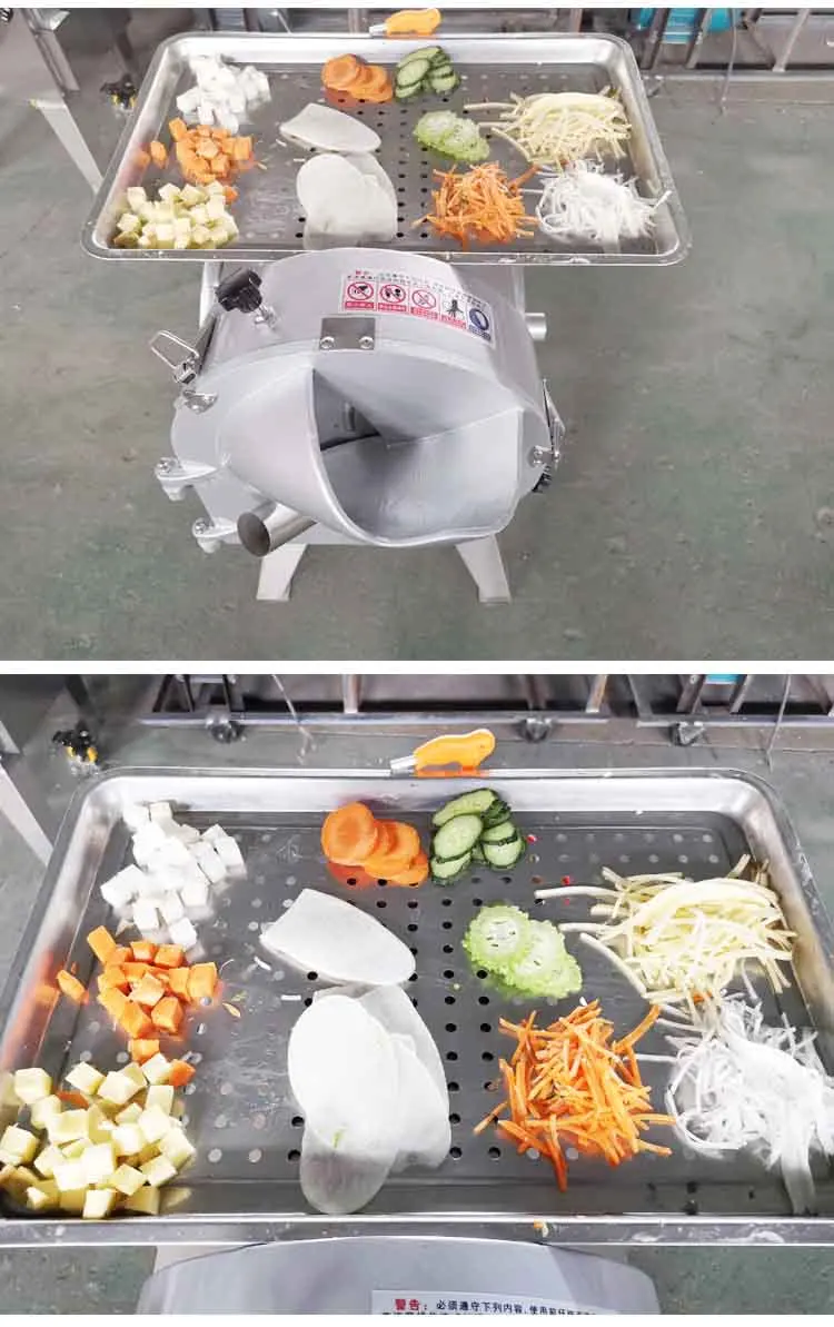 Vegetable Cutting Machine Multi Function Vegetable Cutting Machine Industrial Salad Master Vegetable Cutter Equipment manufacture