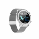 Watch High Performance Round Touch Screen Stainless Steel Mesh Band Android BT Call Smart Watch
