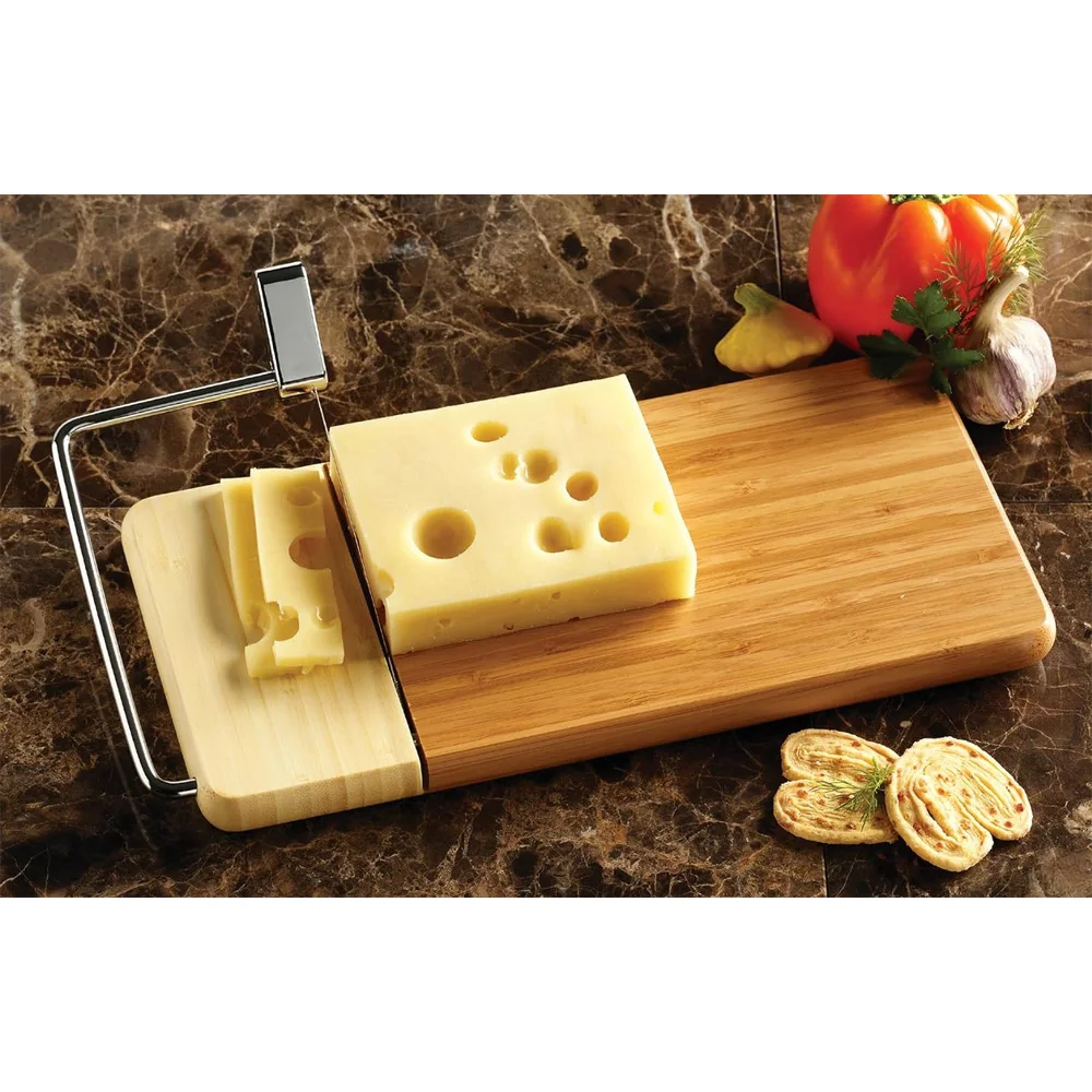 product manual household bamboo cheese bread slicer for breakfast chopping blocks-7