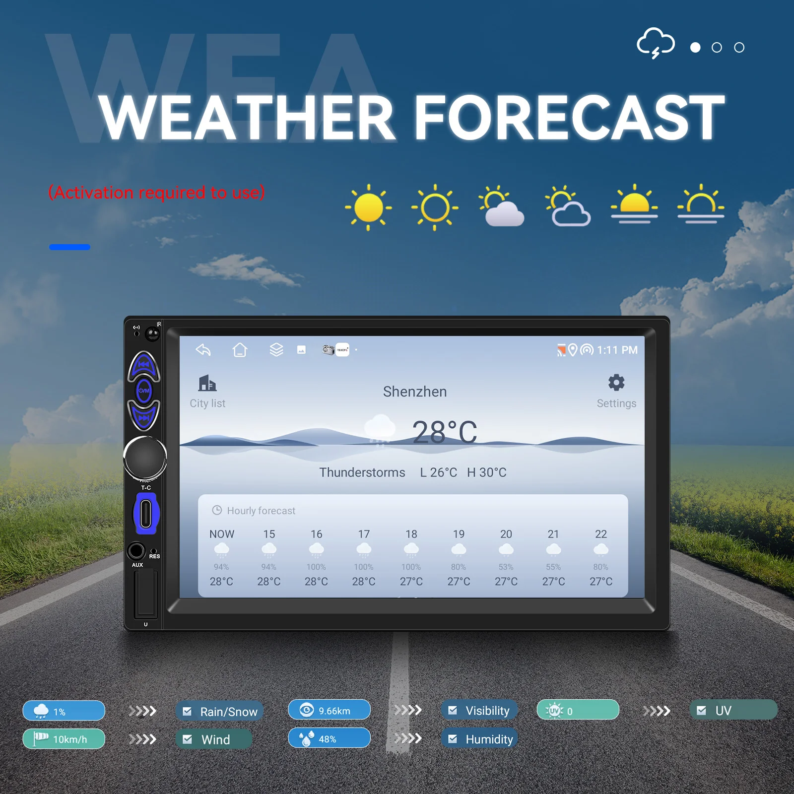 podofo 7 8 core 464gb android car stereo wireless carplay car radio with 4g modem android auto wifi gps odm factory a4305-16