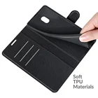 Nokia TPU PU Leather Mobile Flip Case For Nokia C1 Plus Mobile With Card Slots