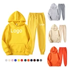 Hoodies Hoodie Hoodies Custom Logo Gym Plain Tracksuit Sweatshirts Mens Custom Oversized Hoodie Set