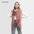 Silk Scarf High Quality Factory Price 2020 New Designed Luxury 100% Rayon Long Silk Head Scarf Woman