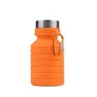 Outdoor Sports Silicone Collapsible Foldable Water Bottle With Custom Logo